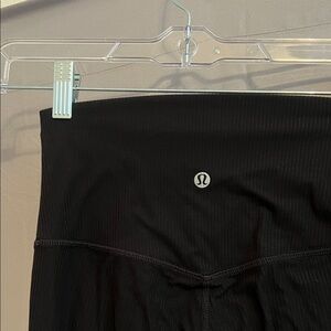 Lululemon Align size 4 ribbed black leggings